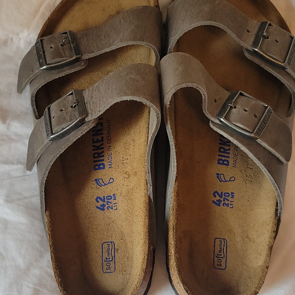 New! Birkenstock Grey Sandals
